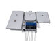 室内IP54墙壁安装白色FTTH光纤电缆终端盒Mini紧凑型8芯SC适配器
